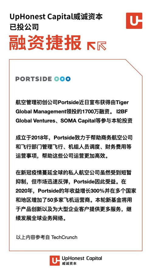 Portside航空軟件獲1700萬(wàn)美元融資，推動(dòng)航空信息系統(tǒng)集成服務(wù)新升級(jí)